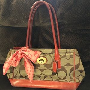 Coach Hampton Signature Madeline Satchel